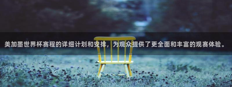 美加墨世界杯赛程的详细计划和安排，为观众提供了更全面和丰富的观赛体验。