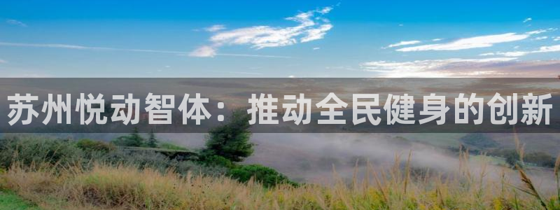 苏州悦动智体：推动全民健身的创新