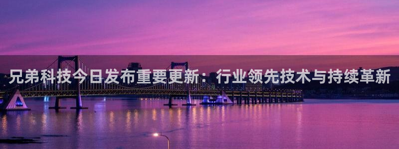 兄弟科技今日发布重要更新：行业领先技术与持续革新