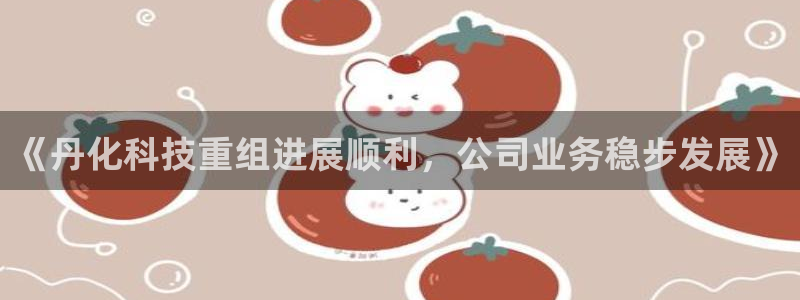 《丹化科技重组进展顺利，公司业务稳步发展》
